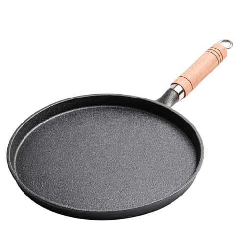 GAOBINGB Olla de Hierro Fundido forjada China, sartén Antiadherente para Wok, Cocina casera, Olla para inducción, D-26CM