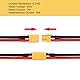 YIXISI 5 Paar XT30 Stecker Männlich Weiblich Stecker, XT30 Plug Male Female Connector mit 100mm 14AWG Silikondraht, für RC Lipo Batterie FPV Drohne