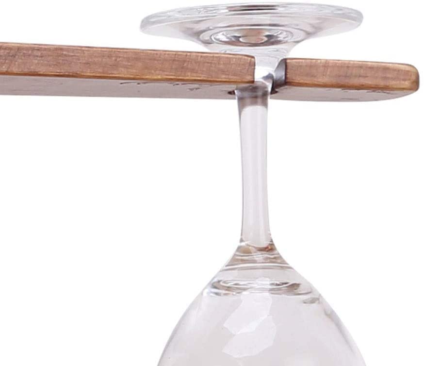 Soporte para botellas de vino de madera sólida miniatura 3