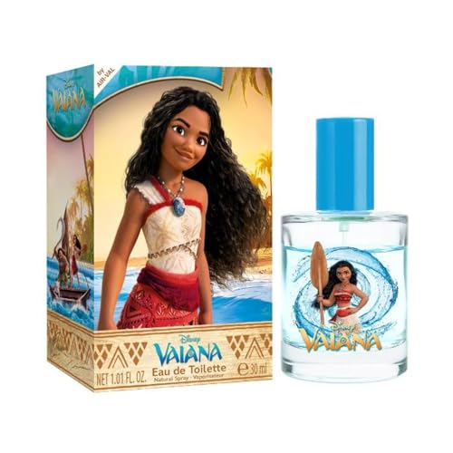 Image of Disney Moana Children Eau de Toilette Natural Perfume Spray | Vegan, Cruelty-Free, Dermatologically Tested EDT Spray for Kids & Teens | Stain-Free Perfume | Safe Daily Fragrance Gift, 30ml