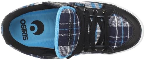 Osiris Women's Barron Skate Shoe,Black/Plaid/Cyon,5 M US | Image 4