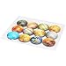 Planetary Refrigerator Magnets - 12 Pack Fridge Magnets, 1.35 Inches Diameter, Best Housewarming Home Decorations Gift.