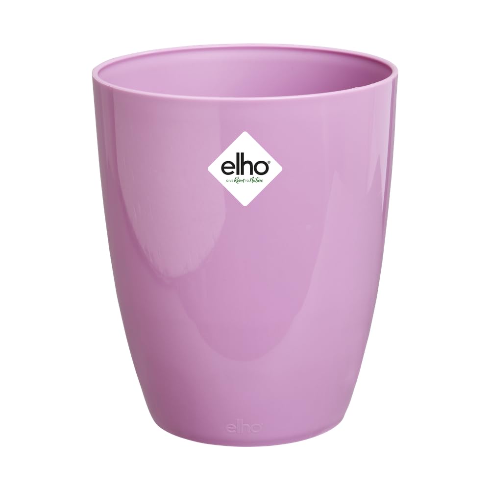 Elho Brussels Diamond Orchid High 12.5Cm Violet Recycled Plastic Plant Pot from B&Q