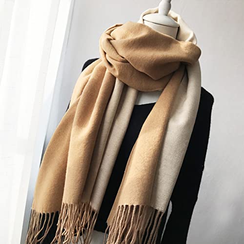 Floralies Cashmere Scarf for Women Wool Scarf Gift Box Double-sided Style Tassels Winter Thick Oversized Scarves Wraps3