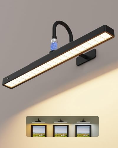 Image of Picture Lights, Battery Operated Wireless Picture Light Black
