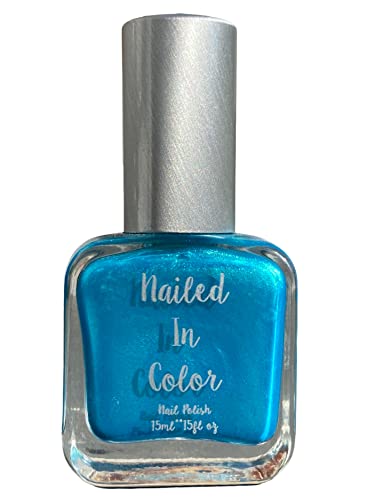 Panther Purr-Fect-Beautiful Turquoise- Peacock- Blue-Panther Team Color-Women's Nail Polish-Team Color-Ladie's Nail polish-Football
