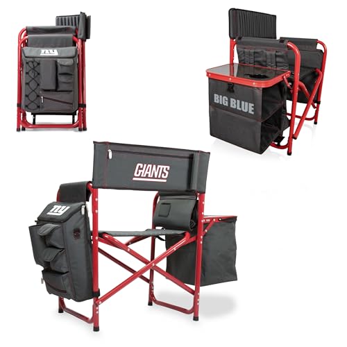 Image of Picnic TIME NFL Unisex-Adult NFL Fusion Camping Chair with Side Table and Soft Cooler, Beach Chair for Adults, Lawn Chair