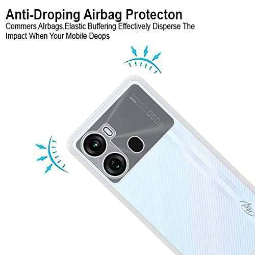 Image of Back Cover for ITEL P40 Back Cover | Slim Soft Back Case for ITEL P40 (Transparent)