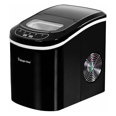 Magic Chef MCIM22B 27Lb-Capacity Ice Maker Black Cover