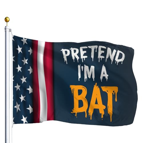 Drapeau « Pretend I'm A Bat » pour l'extérieur 3 x 5