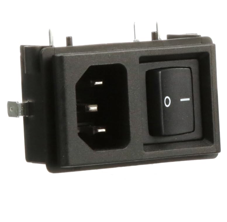 KP01.1152.11, AC Power Entry Modules Screw-ON PCB 2-Pole