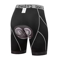 COTOP Short de Cyclisme Homme avec Rembourrage en Gel - sous-vêtements Respirants pour VTT/Moto, Cadeau Parfait pour Cyclistes