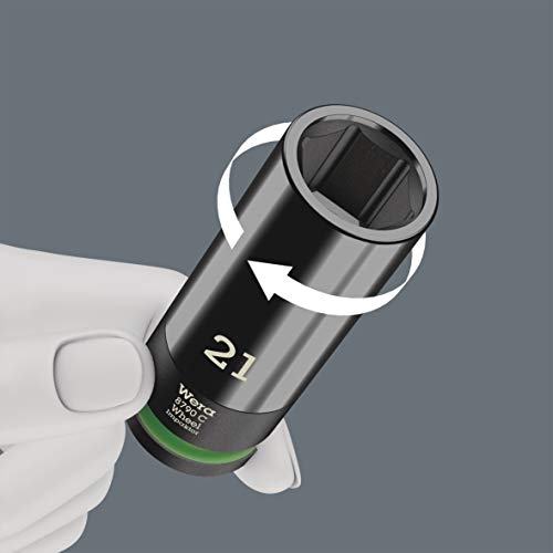 8790 C 1/2" Square Drive Impact Socket With Sleeve; 21Mm #TOP2