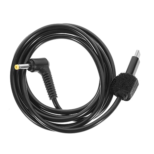 Totority Type-c to Dc Power Cord Solid PVC 15v Adapter Cable for Universal Laptop Charging