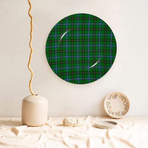 Plato decorativo Dyale Clan Henderson Tartan 10 pulgadas miniatura 5