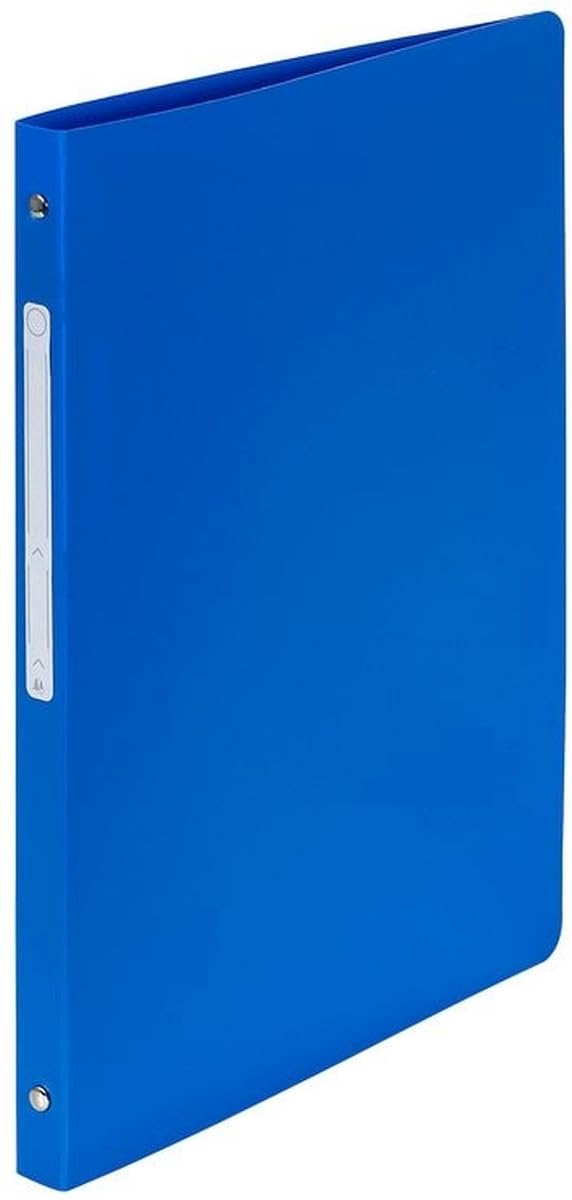 Exacompta 20 x Ringbuch Uni A4 PP 4 Ringe 15mm blau