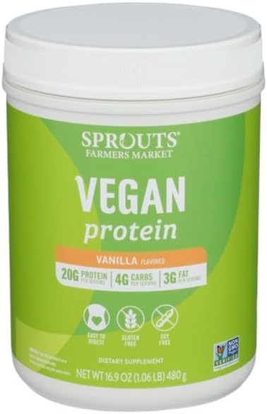 Generic Sprouts Vanilla Vegan Protein - 16.9 oz