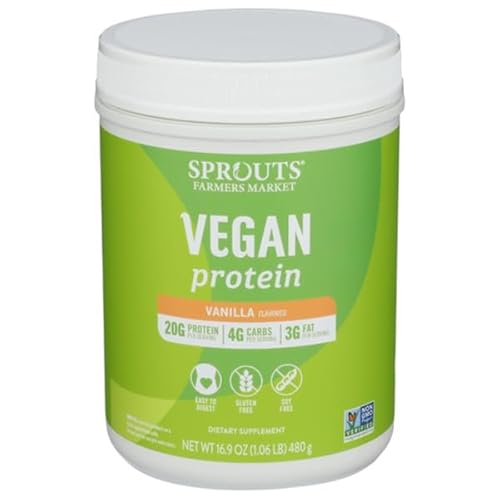 Generic Sprouts Vanilla Vegan Protein - 16.9 oz