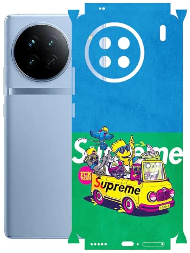 Image of AtOdds - Full Body Back Screen Guard Protector Film - Lamination Wrap Skin Sticker Compatible with VIVO X90 | Scratchproof Matte Finish (Simps)