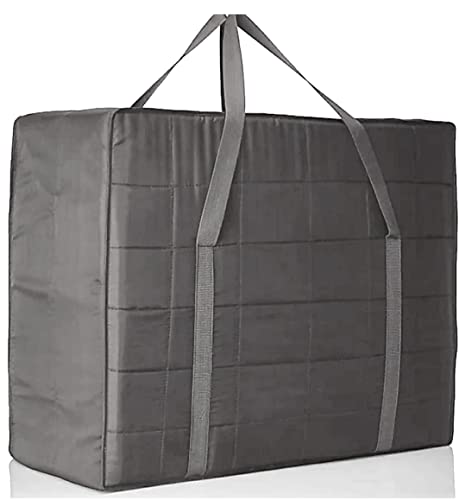 Image of Peafowl Double Bed Blanket Bag Cover /Saree Bag With Water Proof Dust Proof /King Size Blanket Cover Jumbo Bag (Grey)