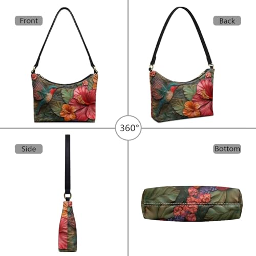 Bolso hombro pequeño de cuero PU para mujer miniatura 4