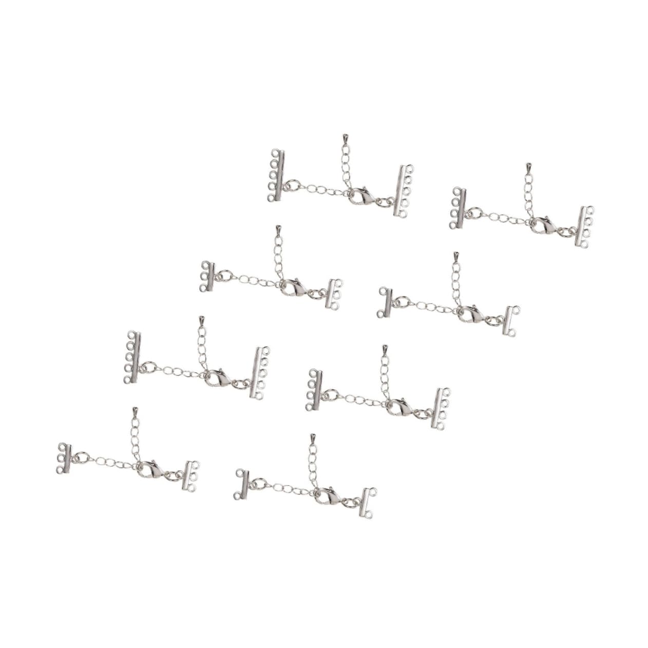 DOITOOL 2 Sätze Verlängerte Schwanzketteschnalle Kettenverlängerungen Für Armbänder Fußkettchen Verlängerungsketten Schmuck Diy Ketten Halskette Liefert Rostfreier Stahl 8 Stücke * 2