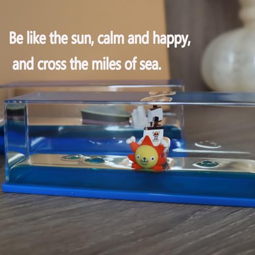 Image of PTAEXCEL Unsinkable Boat in a Box, Unsinkable Cruise Ship, Cruise Ship Fluid Drift Bottle, Cruise Ship Fluid Drift Model Decoration, Home Decoration for Christmas, Birthday. | Exquisite boxed model ornament, stylish home decor. Great gift choice for Christmas, birthday and various holiday celebration