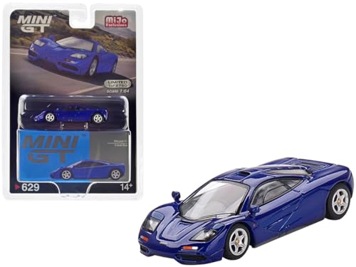 Modelo a escala 1:64 compatible con McLaren F1 azul cobalto
