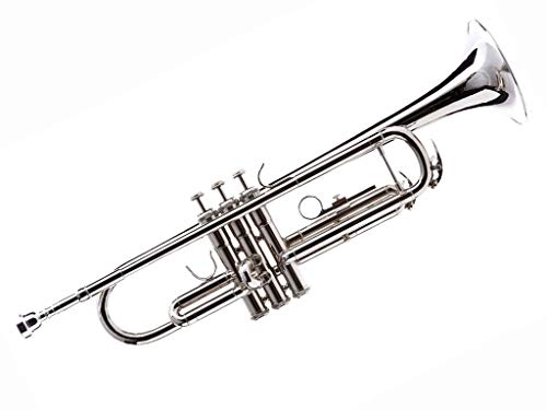 TRUMPET BBピッチ ニッケル+真鍮カラー 無料のケースとマウスピース付き