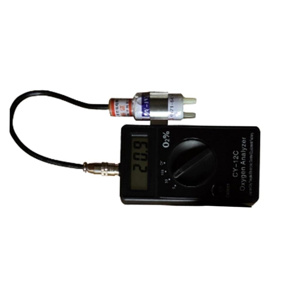 Analizador de Oxígeno Portátil -12C, Comprobador de Concentración de Oxígeno, Instrumentos de Análisis de Oxígeno Portátiles.
