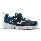 zapatillas niña joma memory foam  JOMA Tempo Jr 2153, Zapatillas de Deporte Casual para Niña, Marino/Rosa, EU 24