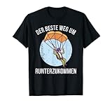 Vintage Skydiving Design für Fallschirm Besitzer. Der beste Weg um runterzukommen.