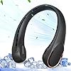 ASNUG Neck Fan, Bladeless Neck Fan, 4000 mAh Rechargeable Personal Fan, 360Â° Hands Free Wearable Fan, 3 Speeds Adjustable,Faster Cooling, Ultra Quiet, Suitable for Home, Office, Travel, Sports