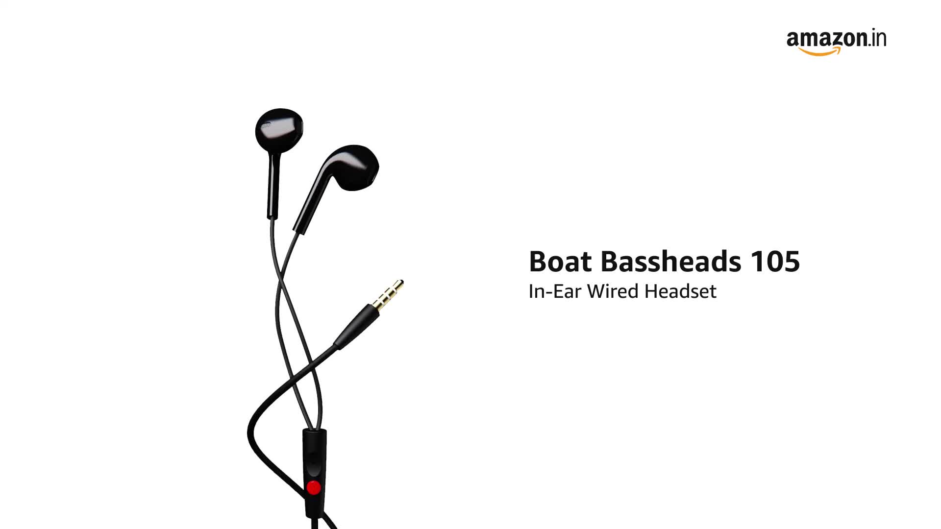 boAt Bassheads 105 Wired in Ear 