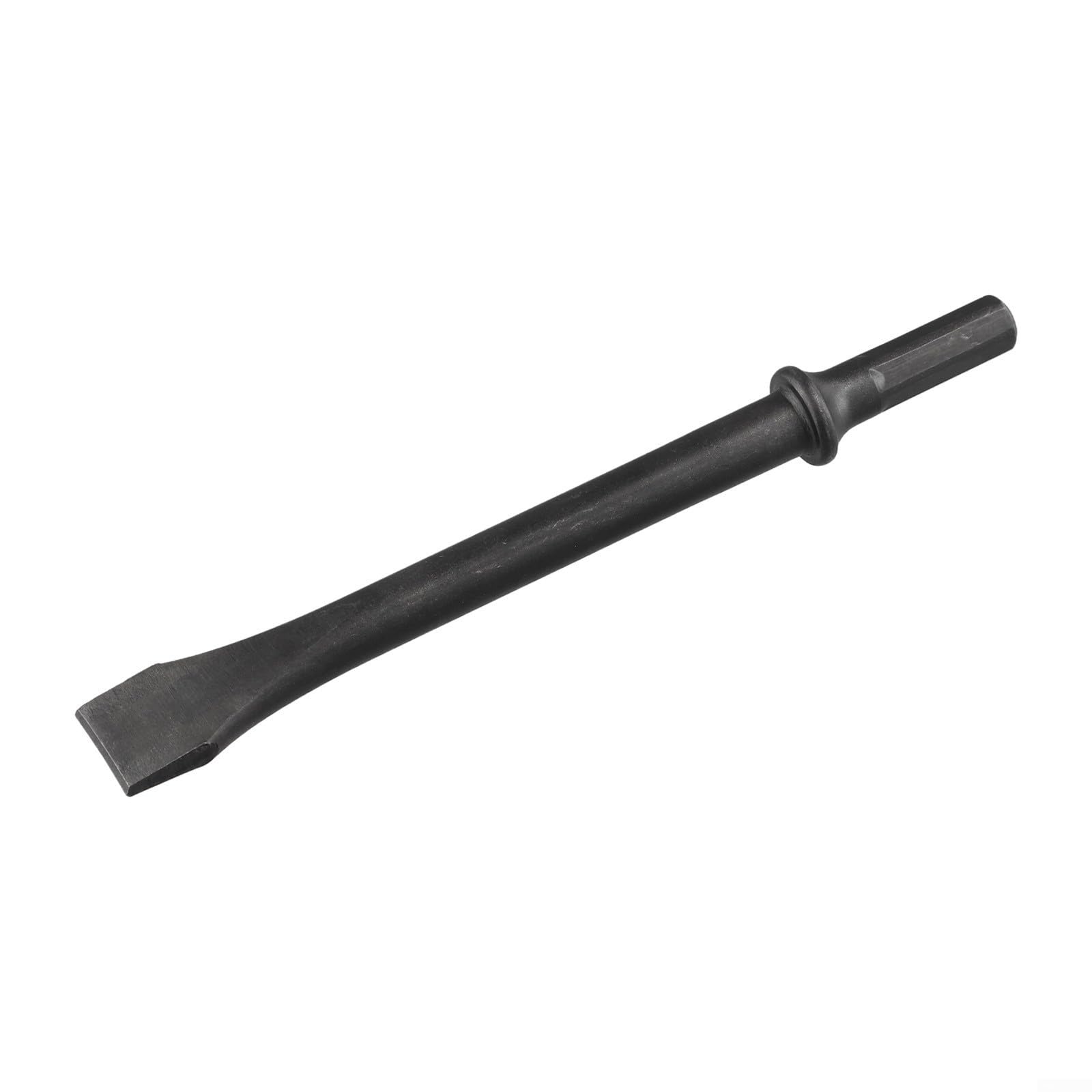 Scalpello per martello pneumatico resistente, 175 mm, in acciaio, con codolo esagonale, per la rimozione di piastrelle e bulloni, materiali corrosi in edilizia (scalpello piatto)
