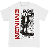 Eminem Men's Graffiti T-shirt Medium White