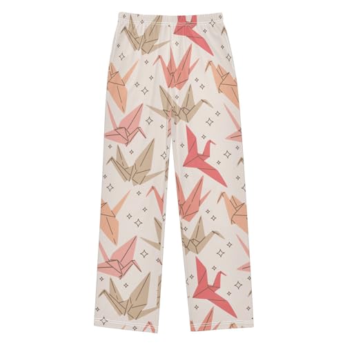 Paper Fold Boys Pants Boys Athletic Pants Long Pant for Boywith Pockets Wide-Leg Size 6-14Y