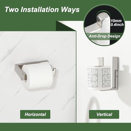 SAYAYO Brushed Toilet Paper Holder, Bathroom Toilet Roll Holder by SAYAYO - Used condition - Image 5