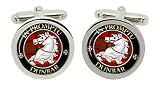 Enamel Jewelry Scottish Clan Dunbar Crest Cufflinks with Gift Box