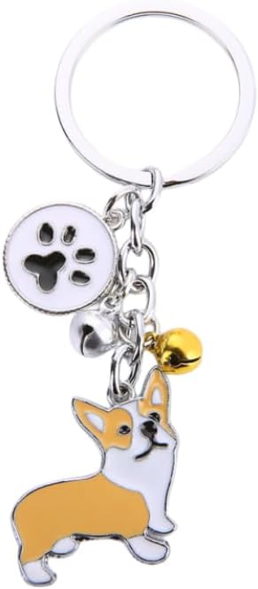 Tenghong2021 Funny Dog Keychain - Cute Cartoon Puppy Keyring For Women Girls, Animal Charm Birthday Gift