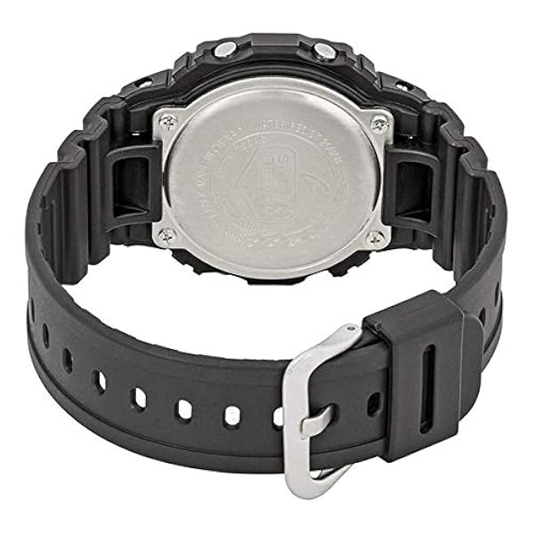 Casio Unisex digital kvartsklocka med plastrem DW-5700BBM-1ER, Svart, armband