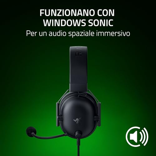 Blackshark V2 X (licenza per Xbox) - Cuffie e-sport cablate per console Xbox S|X (250g, microfono cardioide, driver da 50mm, cancellazione passiva del rumore, connettore da 3,5 mm) Nero - Cuffia gaming - Immagine 5