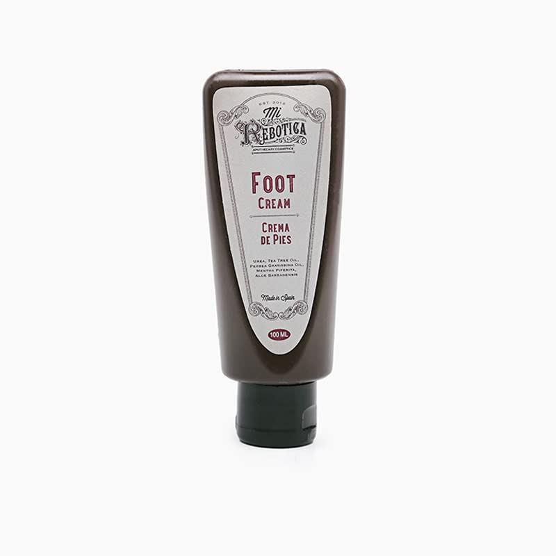 MI REBOTICA | Crema de Pies 100 ml | Crema Pies Secos y Agrietados | Hidrata y Suaviza | Crema Hidratante Reparadora | Crema con Urea y Aceite de Aguacate | Crema para Pies | Crema Pies