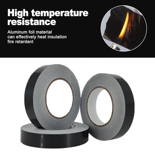 Image of 1 Pcs Blackout Tape 1.2 Inch x 66 Feet, 100% Light Blocking for Electronics, LED Covers, Windows, Aquariums, and More
