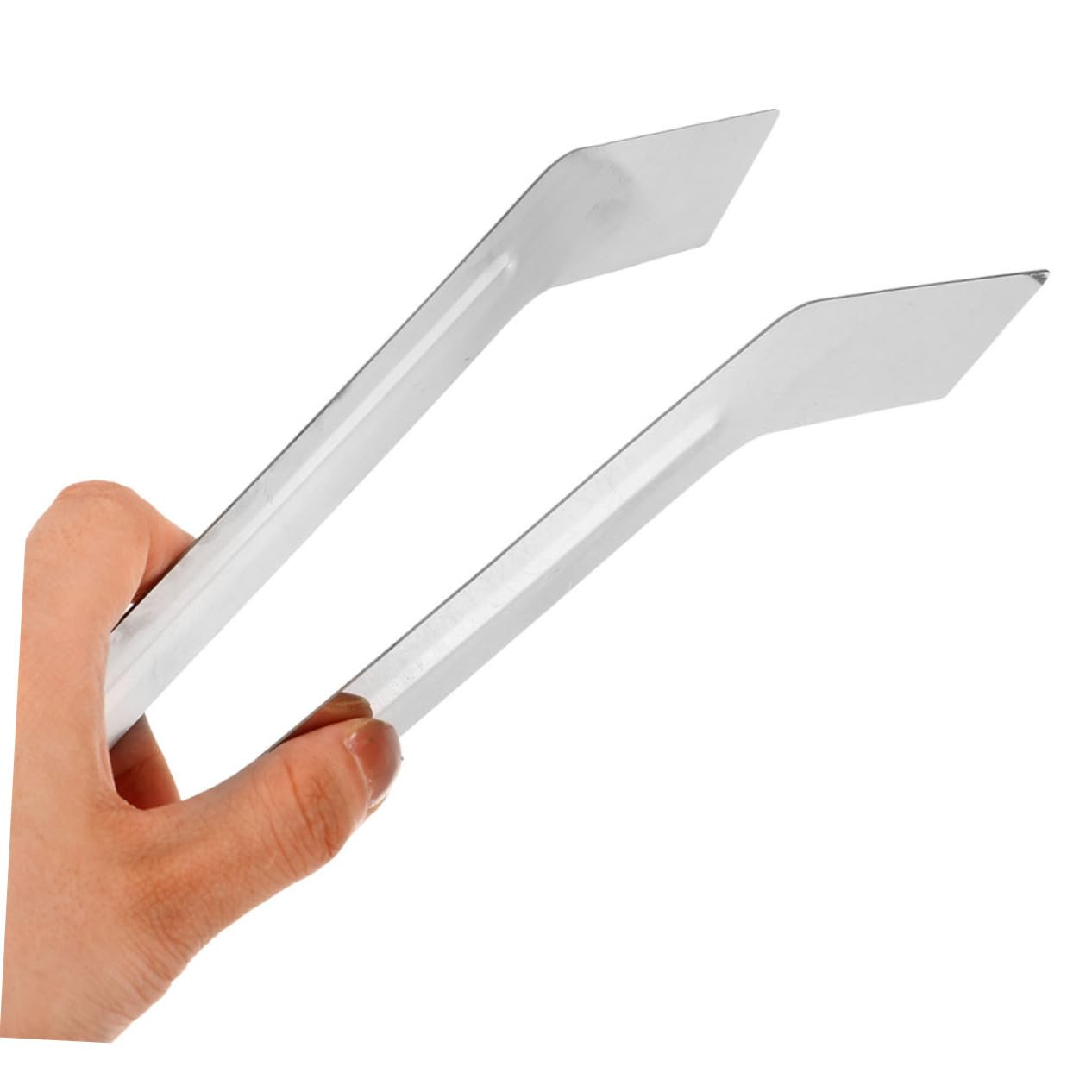 CIYODO Stainless Steel Transplanting Tongs 2-pcs Set Garden Tools for Plant Removal Small Plant Supplies