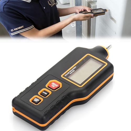 Digital Vibrometer, Vibration Detection Inspection Instrument, Replaceable Probe, Screen Displays Vibration Acceleration, Speed, Displacement Value, for Electric Power, Metallurgy, Automobile