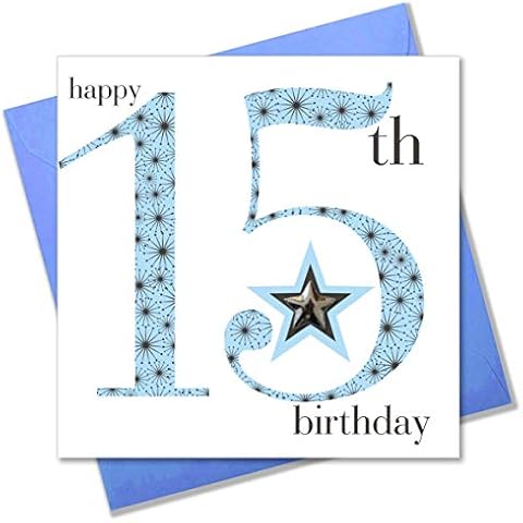 Claire Giles Ages Age 15 Boy Birthday Card Cover