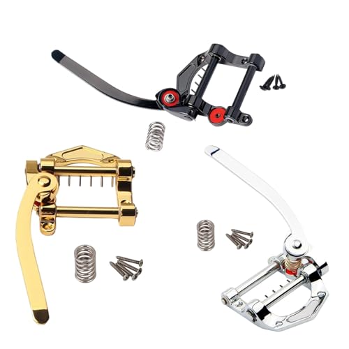 Image of CALANDIS Tailpiece Tremolo Electric Guitar Bridge for Electric Guitar SG ES335 LP etc Golden | Bridges | Guitar Parts | Parts & Accessories | Guitars & Basses