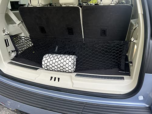 Envelope Style Automotive Elastic Trunk Mesh Cargo Net For Lincoln Navigator 2018-2023 - Premium Trunk Organizer And Storage - Luggage Net For Suv- Best Car Organizer For Ford Expedition #TOP21