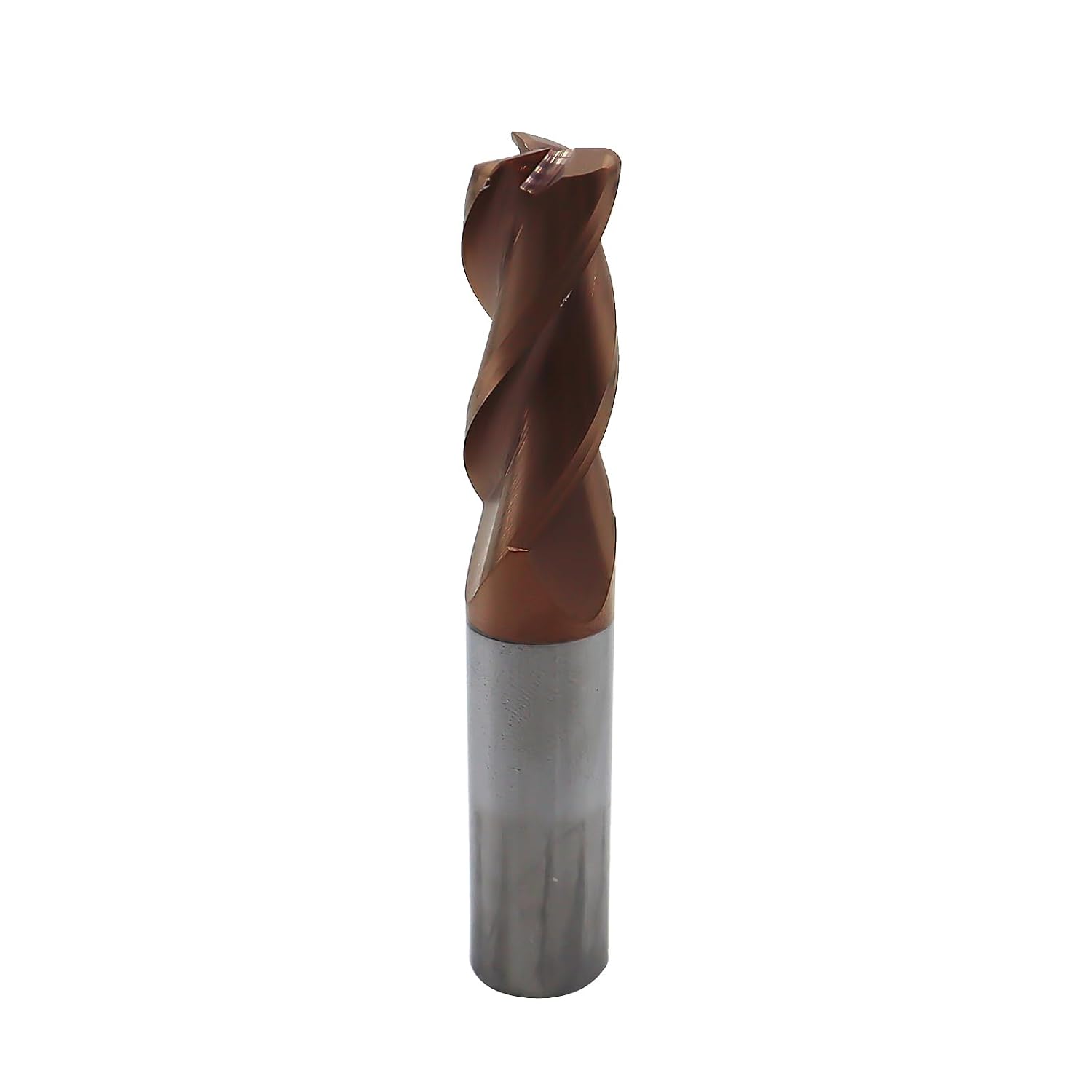 1/2in Solid Carbide Corner Radius End Mill for Aluminum,37 Degree Helix-0.060" Corner Radius,3 Flutes, ZRN Coated Bits Tool for Aluminum and Other Non-Ferrous Materials